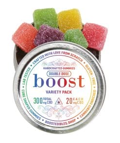 Boost Edibles Gummy - CBD Variety Pack (300mg), CBD gummies