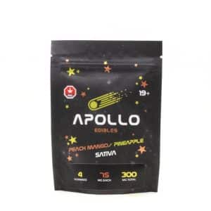 Apollo Gummies, Apollo, Gummies, Sativa Peach Mango/Pineapple ,Sativa Peach, Cannabis Gummies